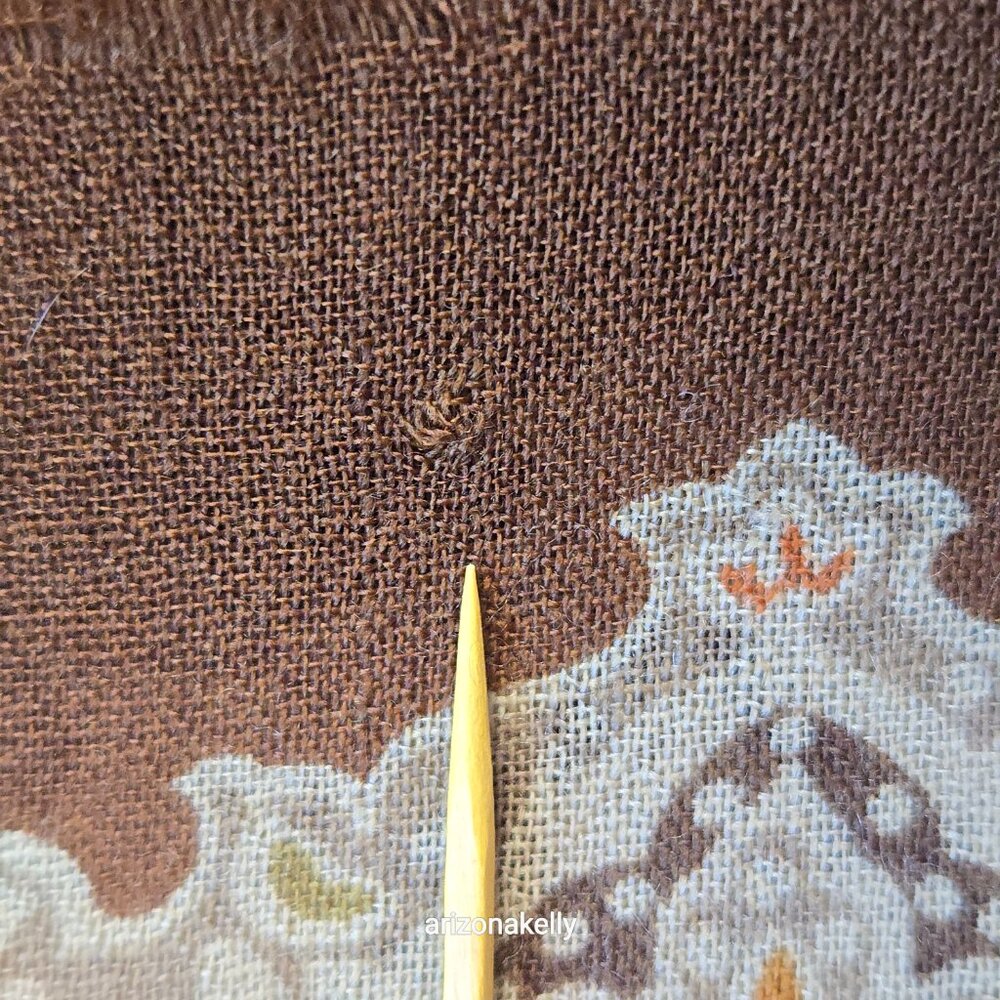Large Square Wool Scarf Brown Orange Earth Tones - Picture 8 of 13